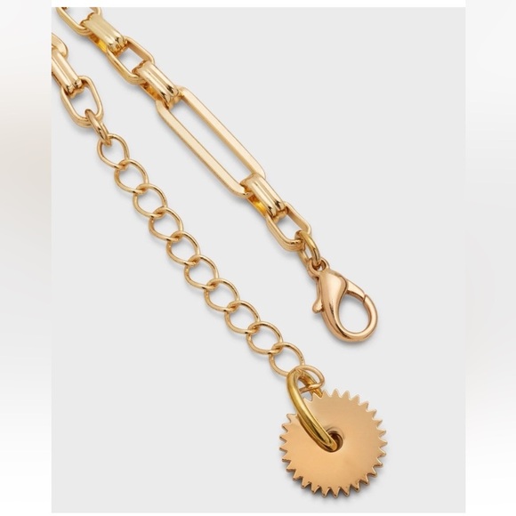 Mignonne Gavigan LUNA Charm Necklace 14K gold Plated  Pearl Boho Crystal NWT - Picture 6 of 7